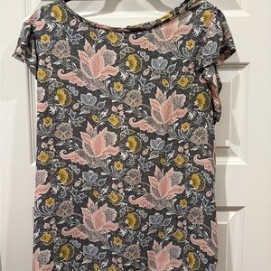 LOFT Multicolor Floral Shirt